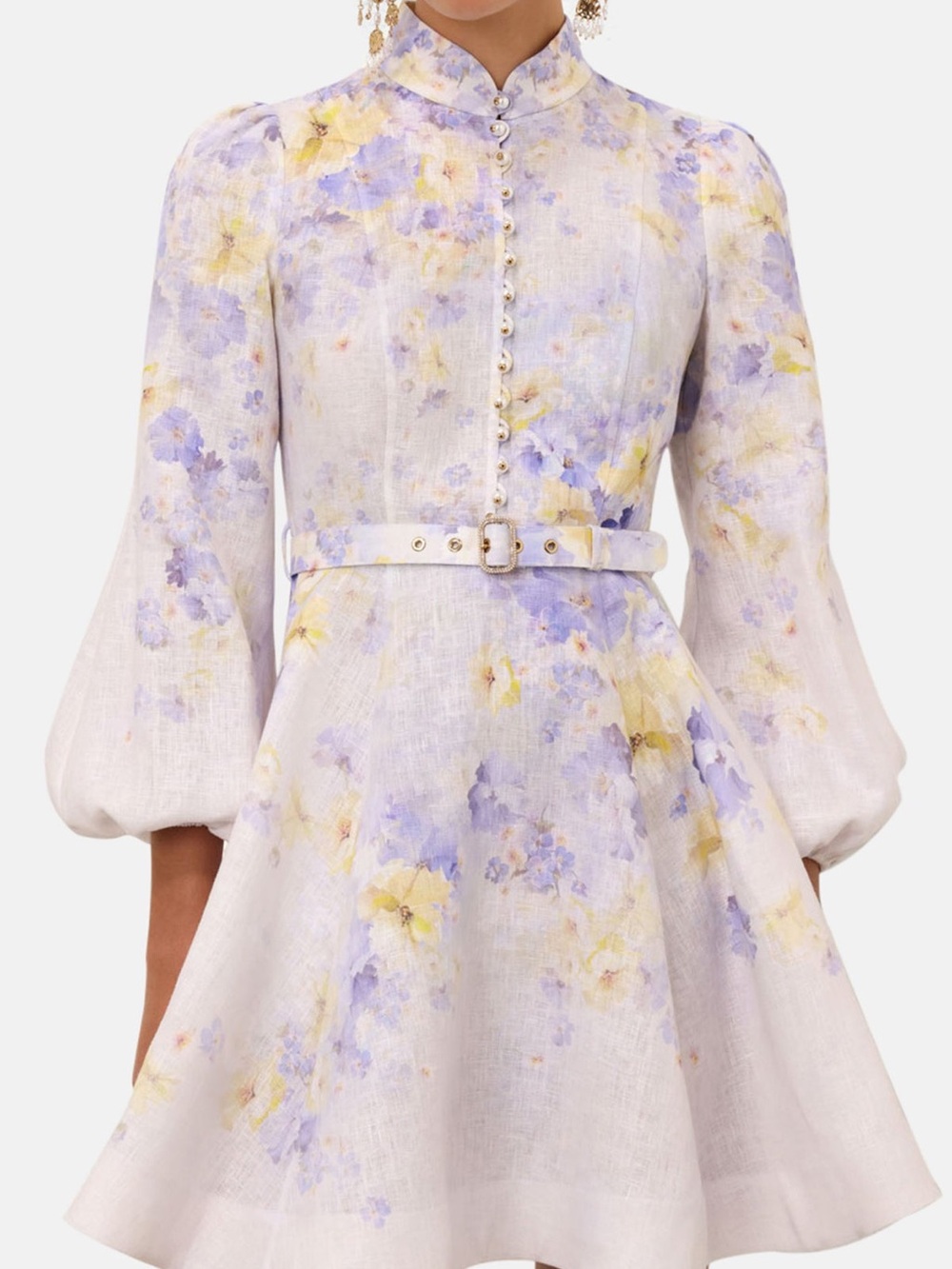 Zimmermann Lilac Floral Crush Mimi dress